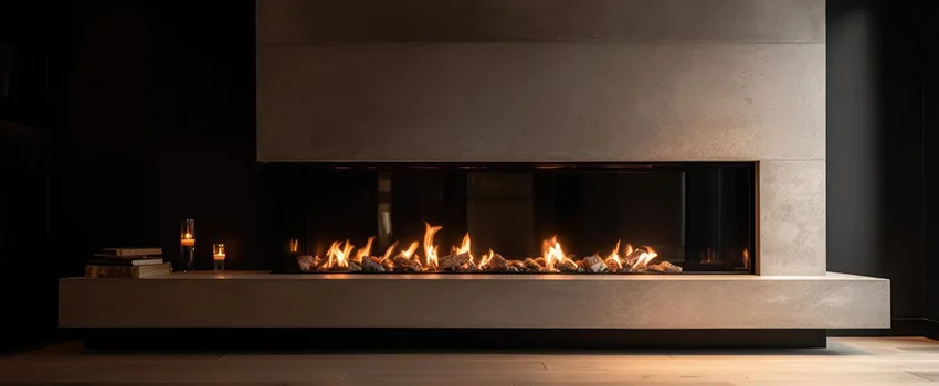 Gas Fireplace Ember Bed Design Services in Denton, Texas