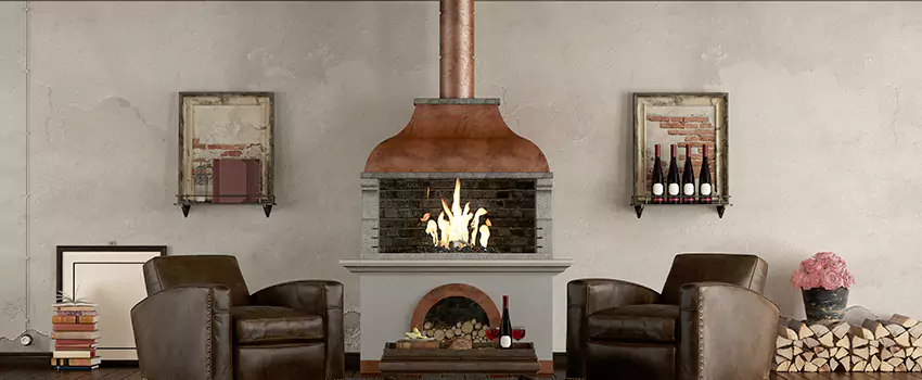 Thelin Hearth Products Providence Pellet Insert Fireplace Installation in Denton, TX