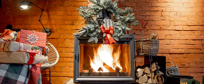 Travis Industries Linear Gas Fireplace Installation in Denton, Texas