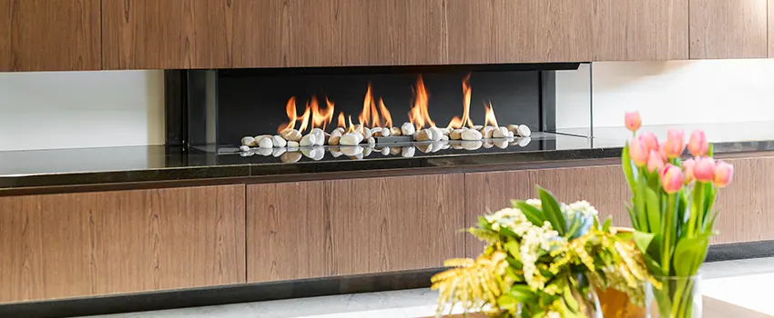 Double-height Fireplace Design Refurbishment in Denton, Texas